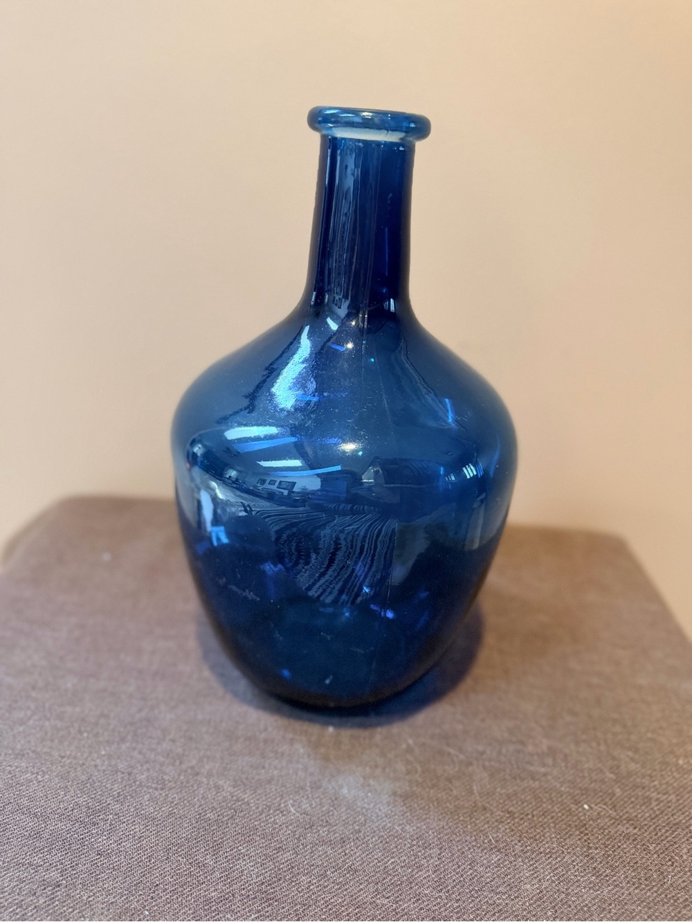 Blue Glass Decorative Vase - Home Accents